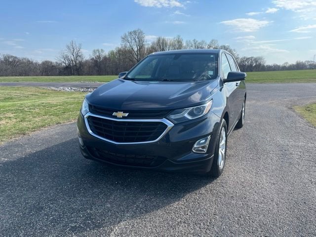 2018 Chevrolet Equinox LT in Storm Blue Metallic — front three-quarter view