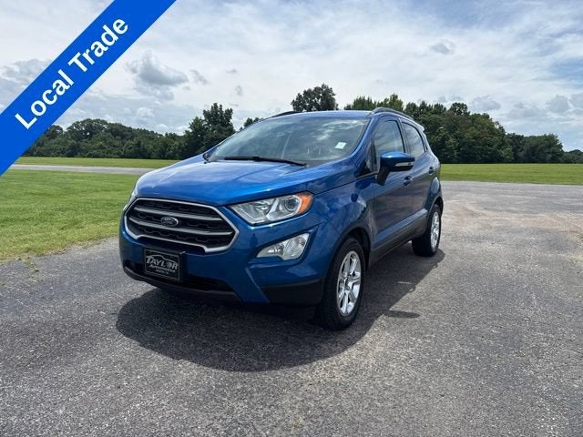 2020 Ford EcoSport SE in Blue — front three-quarter view